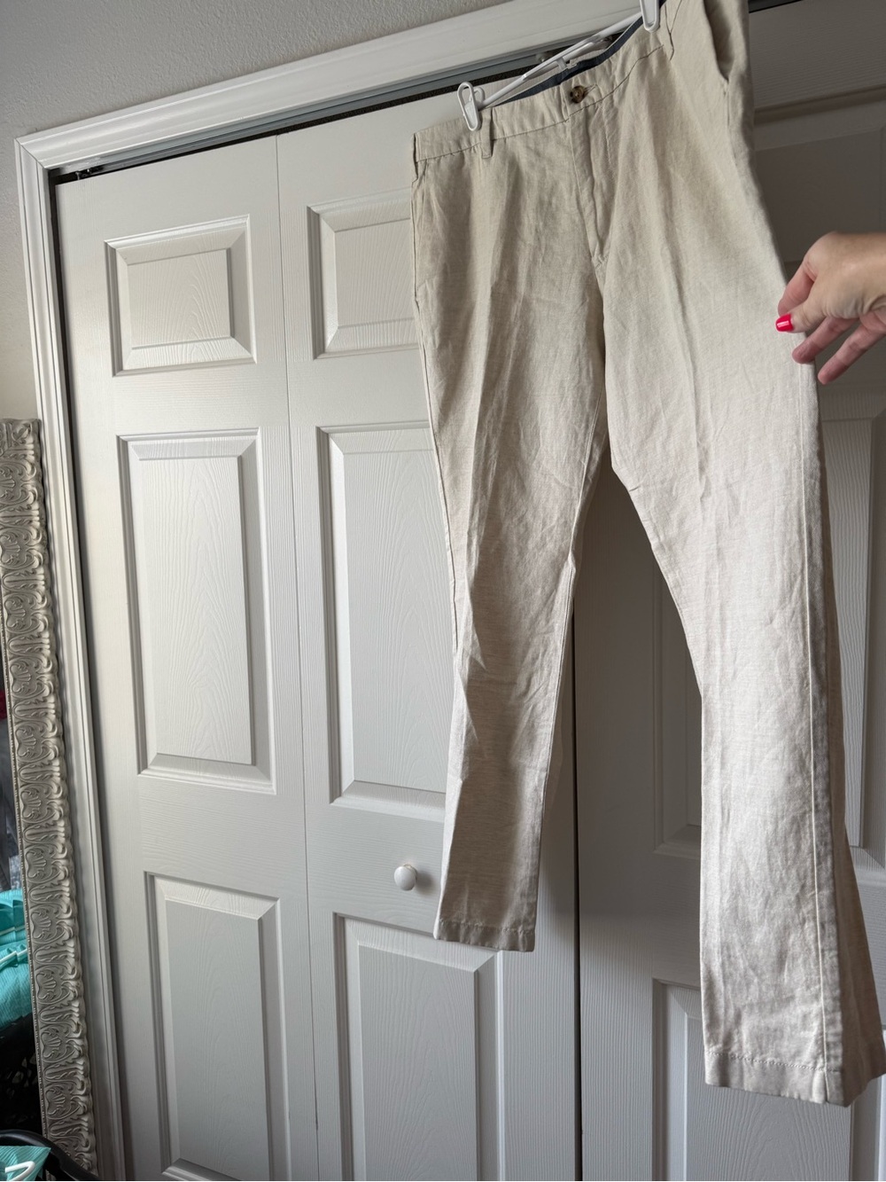 Nautica Slim Fit Light Beige Chinos
